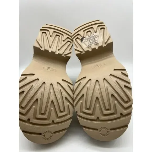 Ugg Ultra Mini New Heights Sunwave Boots Platform Suede UggPlush Sz 11 - Picture 5 of 12